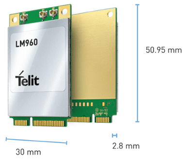 World’s Fastest Mobile 1Gbps-class LTE Mini PCIe Card